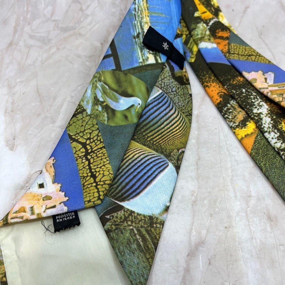 Retro Men's South America Photo Polyester Necktie Tie TG9-T1 - Picture 2 of 3